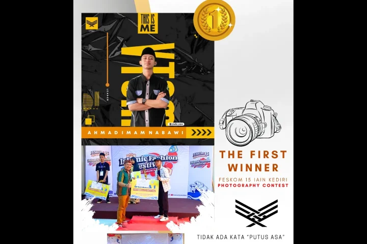 Dokumentasi prestasi Juara 1 Fotografi FESKOM 15
