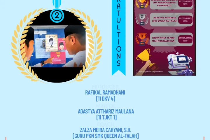 Dokumentasi prestasi Juara 2 Video Edukatif Pekan Pancasila 2025