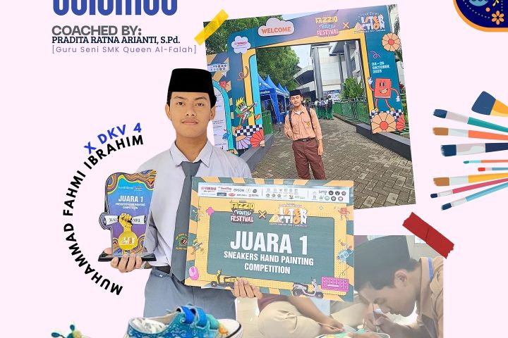 Dokumentasi prestasi Juara 1 Sneakers Hand Painting School Contest XVII