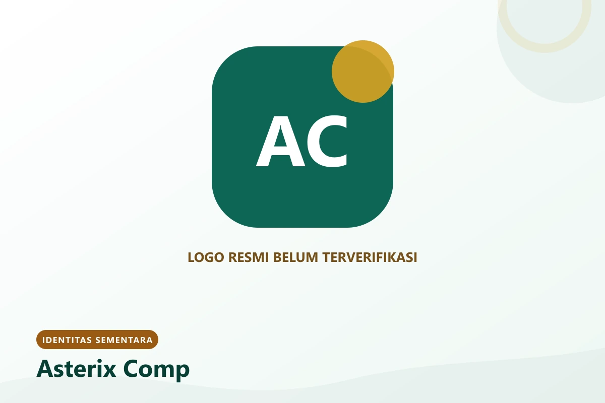 Identitas sementara Asterix Comp; logo resmi belum terverifikasi