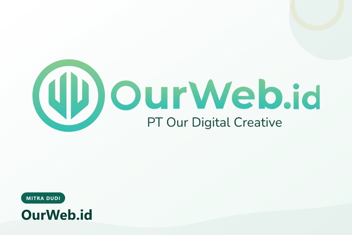 Logo OurWeb.id, mitra DUDI bidang website dan industri kreatif