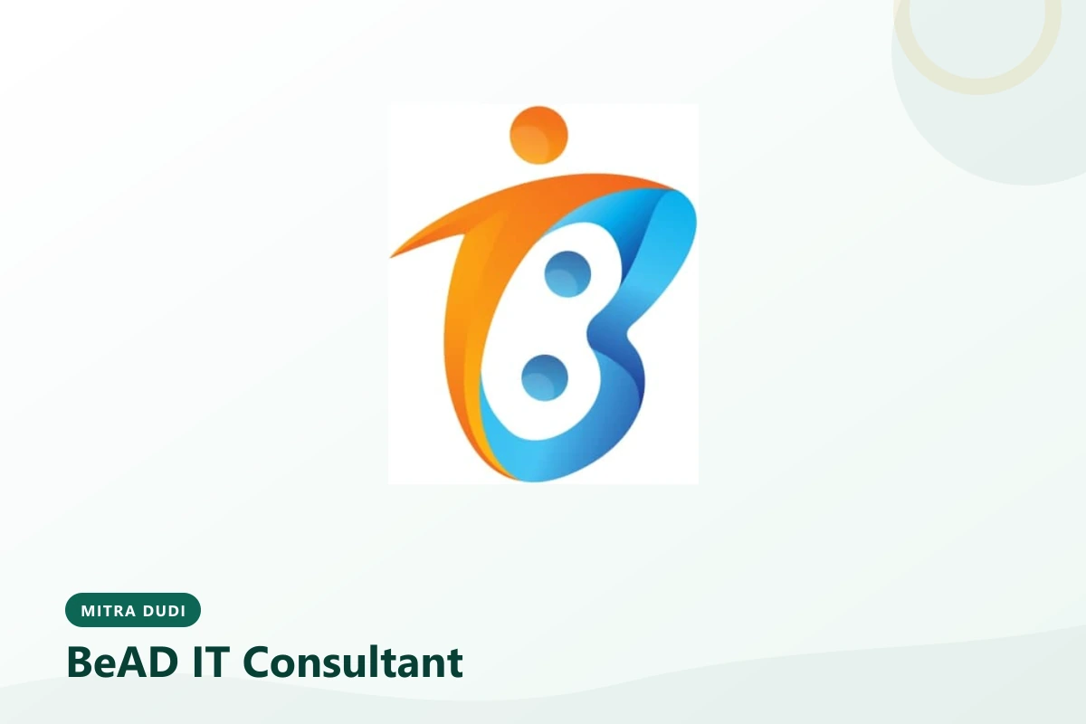 Logo BeAD IT Consultant, kandidat identitas CV BAD pada data mitra sekolah