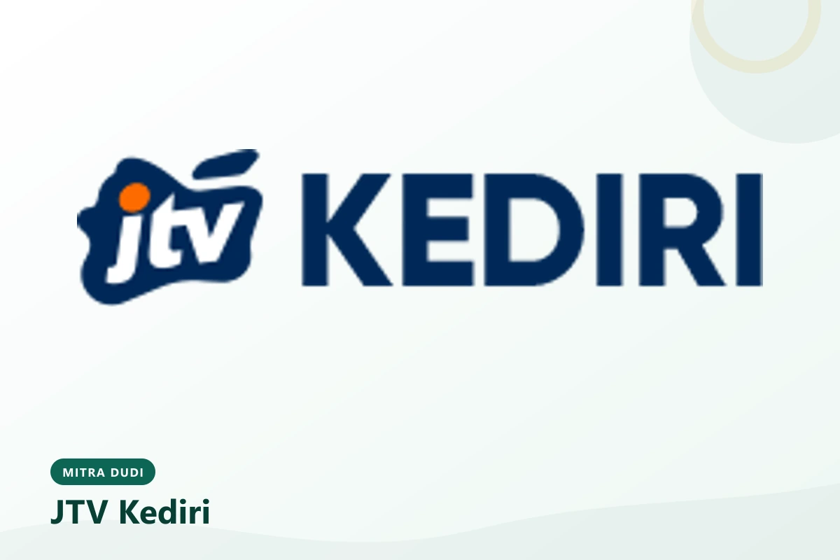 Logo JTV Kediri, mitra DUDI bidang Desain Komunikasi Visual