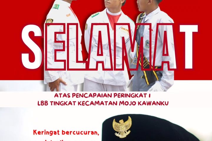 Pasukan LBB SMK Queen Al-Falah meraih Peringkat I tingkat Kecamatan Mojo.