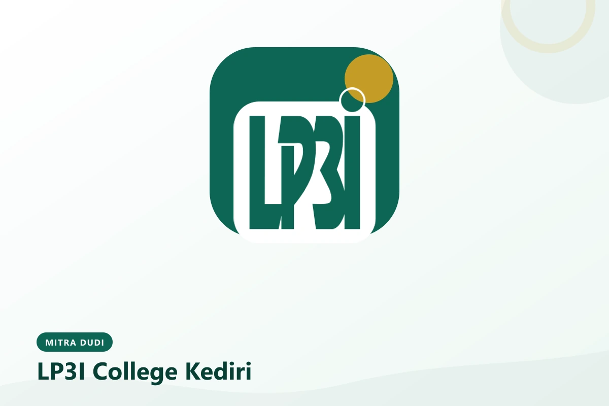 Logo LP3I College Kediri, mitra DUDI bidang MPLB