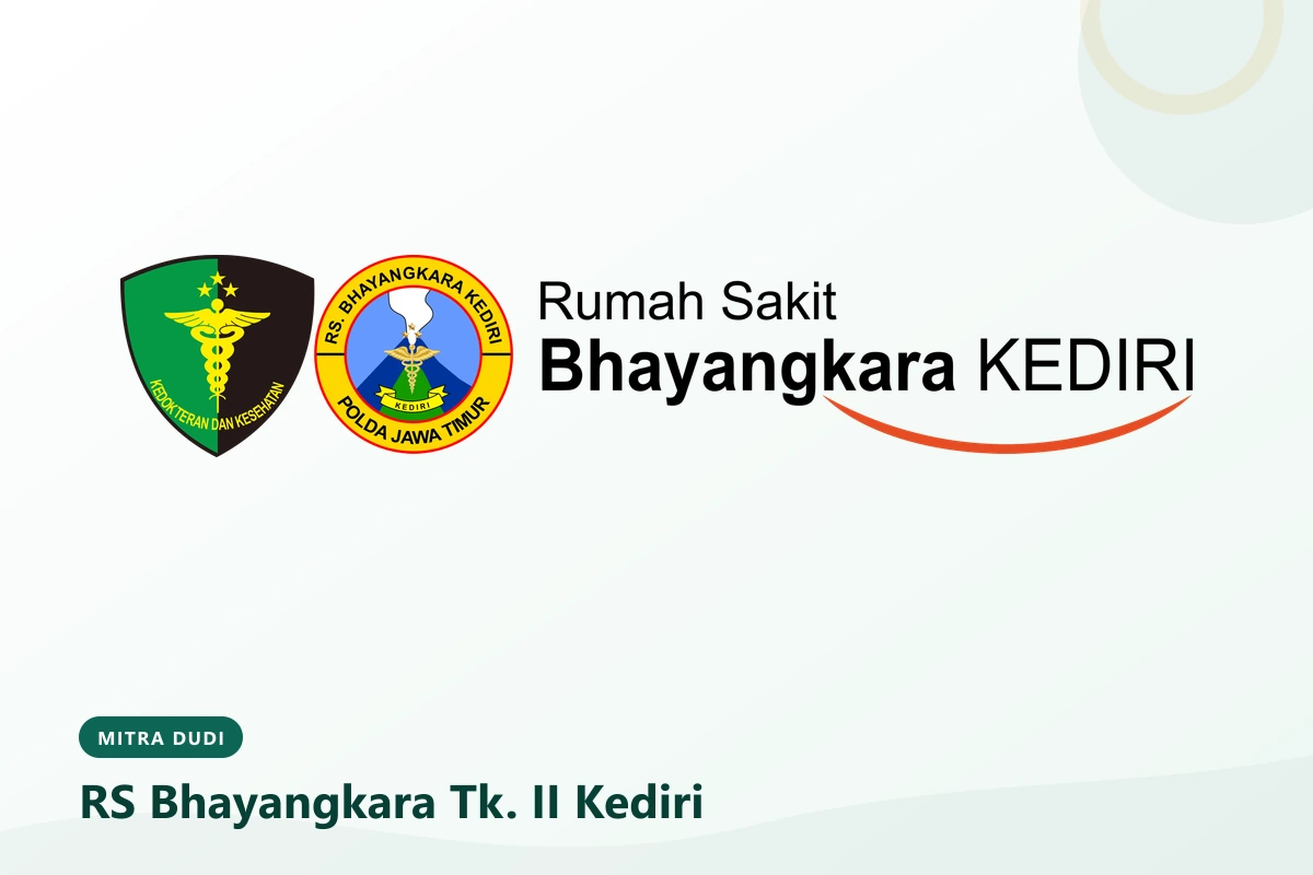 Logo Rumah Sakit Bhayangkara Tk. II Kediri, mitra DUDI bidang Layanan Kesehatan