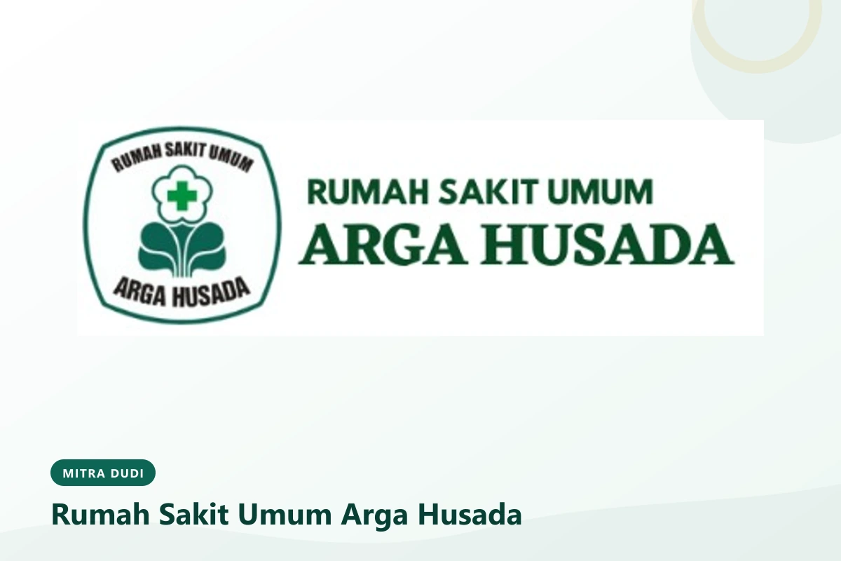 Logo Rumah Sakit Umum Arga Husada, mitra DUDI bidang Layanan Kesehatan