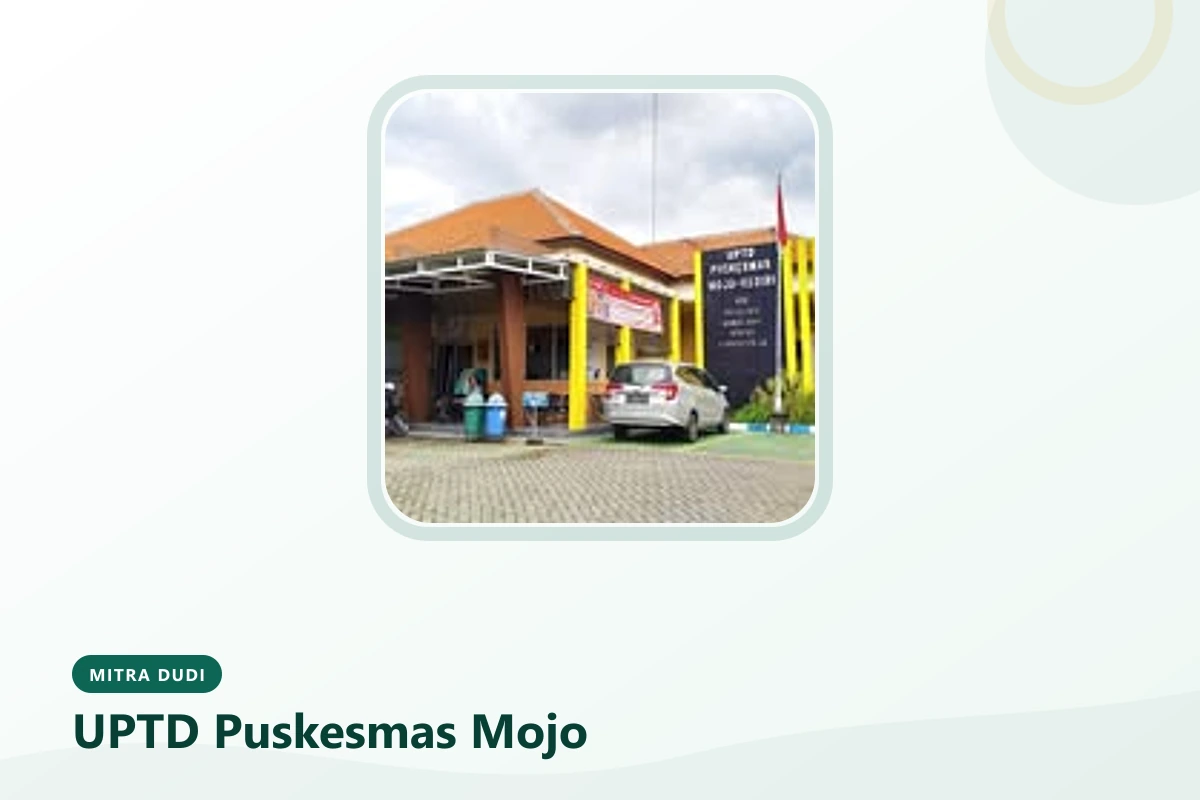 Foto profil UPTD Puskesmas Mojo, mitra DUDI bidang Layanan Kesehatan