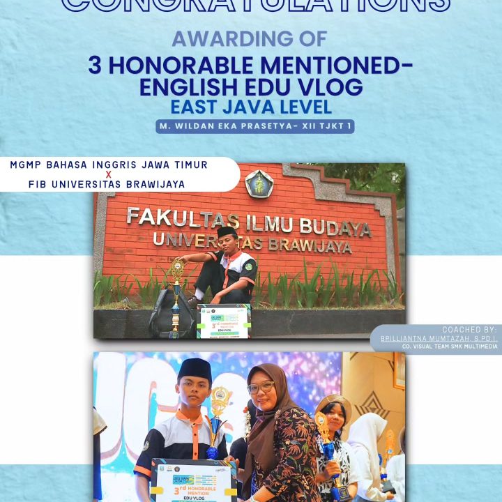 SMK Queen Al-Falah Juara Harapan 3 English Edu Vlog Jawa Timur