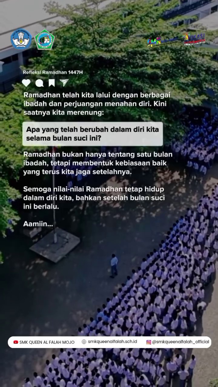 Refleksi Ramadan 1447 H | SMK Queen Al-Falah Kediri