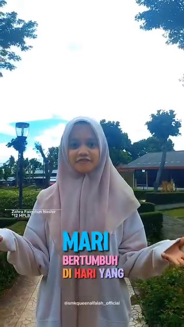 Ucapan Idulfitri Keluarga Sekolah | SMK Queen Al-Falah Kediri