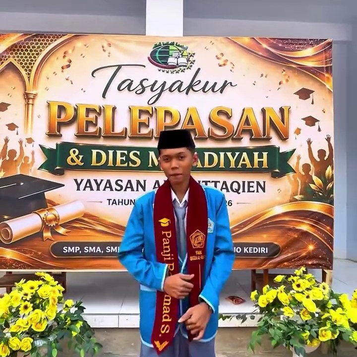 Tasyakur Pelepasan dan Apresiasi Lulusan | SMK Queen Al-Falah Kediri