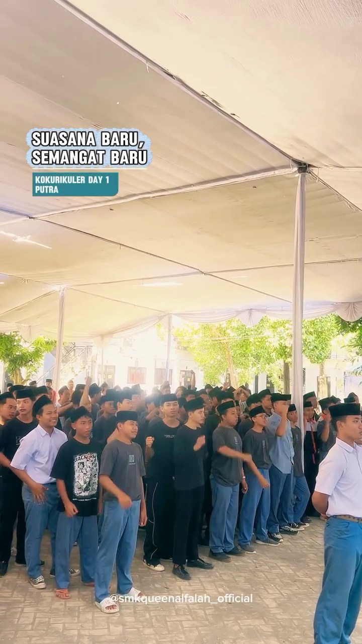 Kokurikuler Hari Pertama Putra: Suasana Baru, Semangat Baru | SMK Queen Al-Falah Kediri