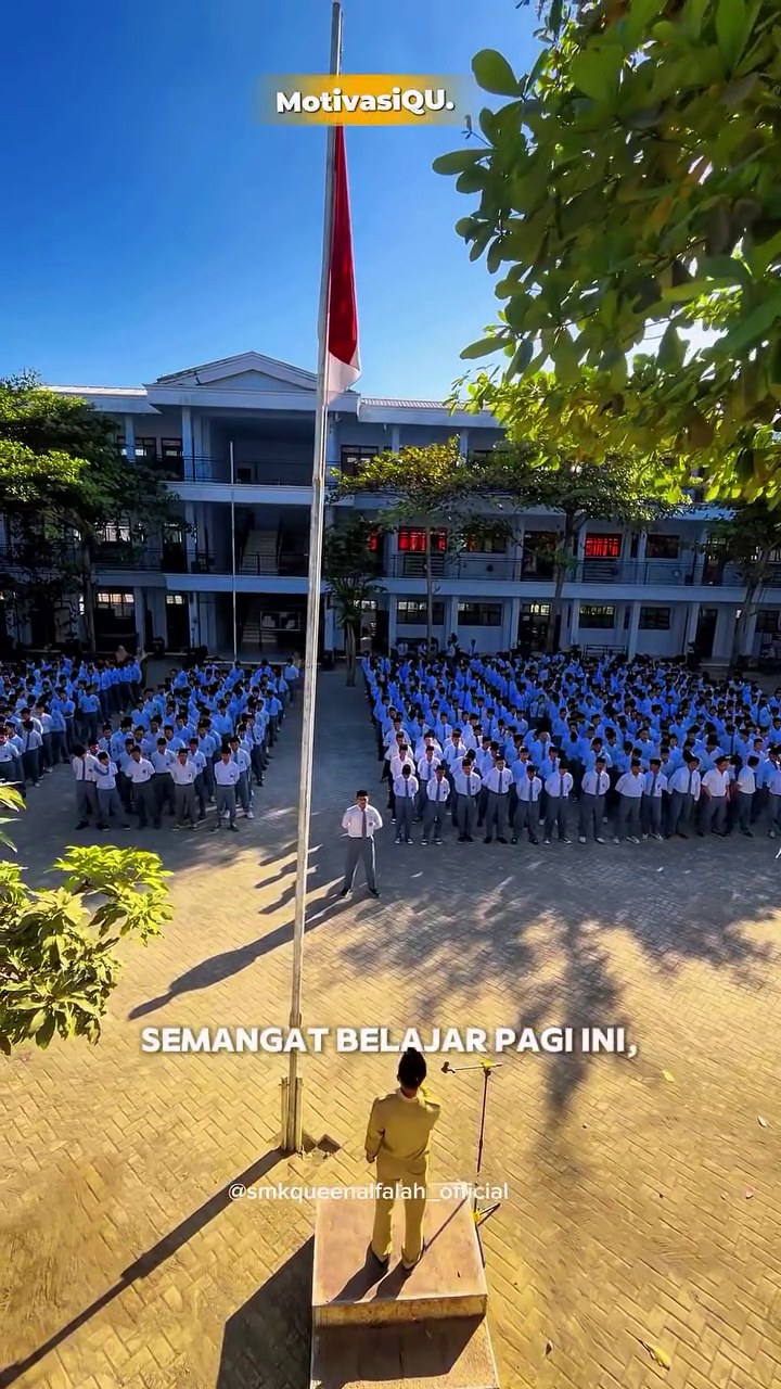Semangat Pagi dan Motivasi Belajar | SMK Queen Al-Falah Kediri