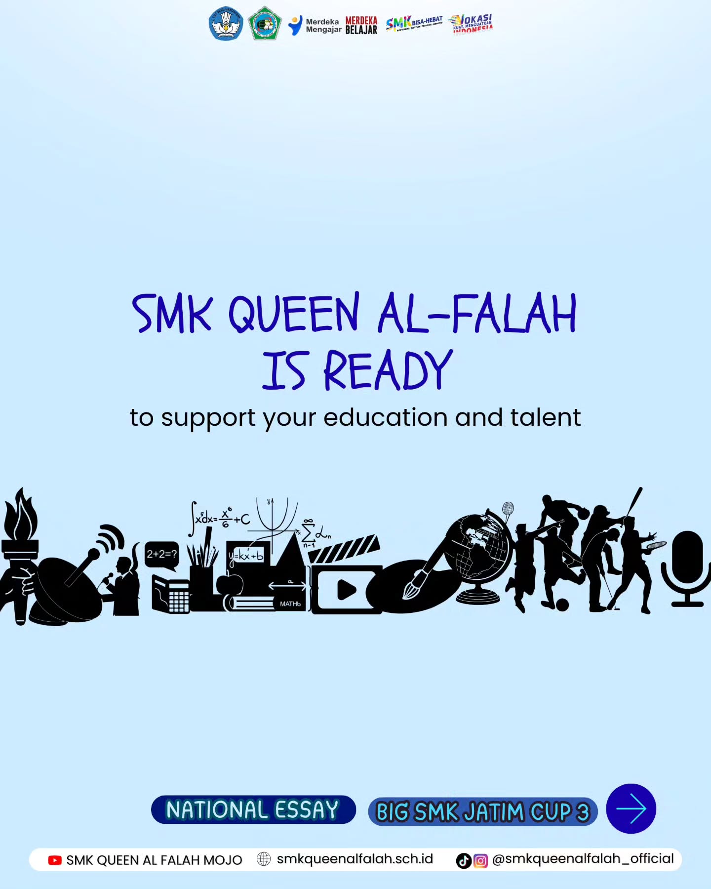 Budaya kompetisi siswa SMK Queen Al-Falah Mojo Kediri